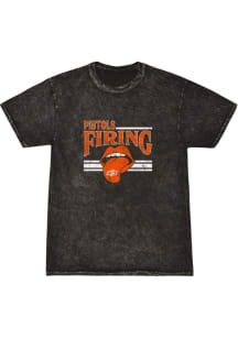 Summit Sportswear Oklahoma State Cowboys Womens Black Mineral Wash Short Sleeve T-Shirt