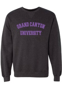 Summit Sportswear Grand Canyon Antelopes Womens Charcoal Classic Block Crew Sweatshirt