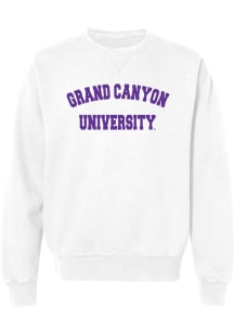 Summit Sportswear Grand Canyon Antelopes Womens White Classic Block Crew Sweatshirt