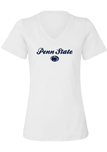 Summit Sportswear Penn State Nittany Lions Womens White Perfect Short Sleeve T-Shirt