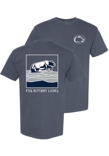 Summit Sportswear Penn State Nittany Lions Womens Blue CC Design Short Sleeve T-Shirt