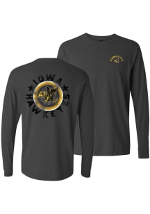 Summit Sportswear Iowa Hawkeyes Womens Grey Concert LS Tee