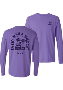 Summit Sportswear K-State Wildcats Womens Purple Concert LS Tee