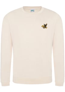 Summit Sportswear Iowa Hawkeyes Mens White Twill Front Left Chest Long Sleeve Crew Sweatshirt