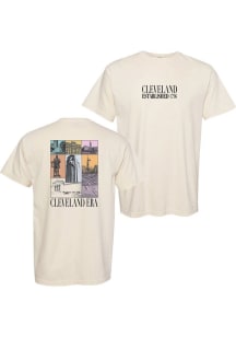 Summit Sportswear Cleveland Ivory Eras Short Sleeve Fashion T Shirt