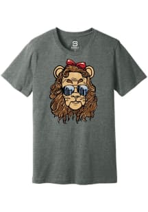 Summit Sportswear Wizard of Oz Grey Aviator Lion Short Sleeve T Shirt