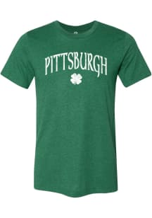 Summit Sportswear Pittsburgh Green Shamrock Short Sleeve Fashion T Shirt