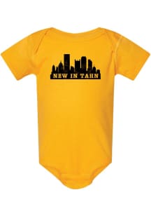 Summit Sportswear Pittsburgh Baby Gold New In Tahn Short Sleeve One Piece