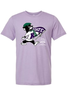 Summit Sportswear K-State Wildcats Lavender Aer Lingus College Football Classic Short Sleeve Fashi..
