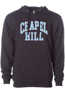 Summit Sportswear Chapel Hill Mens Black Wordmark Long Sleeve Hoodie