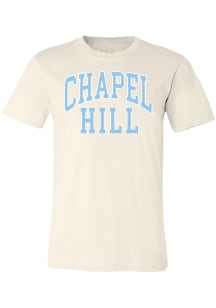 Summit Sportswear Chapel Hill Natural Wordmark Short Sleeve Fashion T Shirt