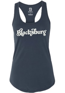 Summit Sportswear Blacksburg Womens Blue CURVY Tank Top