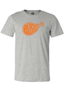 Summit Sportswear Blacksburg Grey TURKEY LEG Short Sleeve Fashion T Shirt
