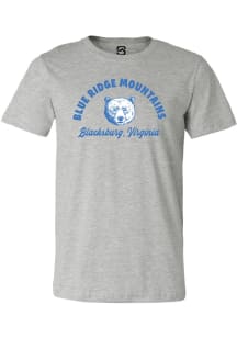 Summit Sportswear Blacksburg Grey BEAR Short Sleeve Fashion T Shirt