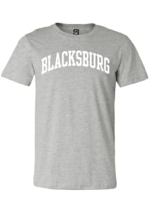 Summit Sportswear Blacksburg Grey WORDMARK Short Sleeve T Shirt
