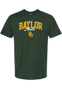 Summit Sportswear Baylor Bears Womens Green Mom Short Sleeve T-Shirt