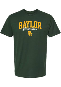 Summit Sportswear Baylor Bears Womens Green Grandma Short Sleeve T-Shirt