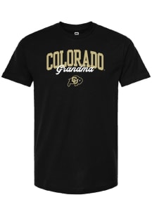 Summit Sportswear Colorado Buffaloes Womens Black Grandma Short Sleeve T-Shirt
