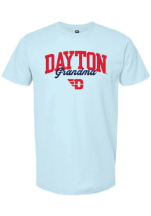Summit Sportswear Dayton Flyers Womens Light Blue Grandma Short Sleeve T-Shirt