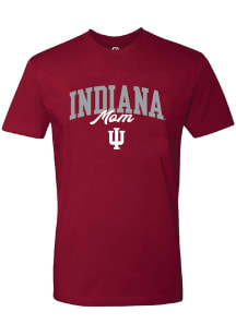 Summit Sportswear Indiana Hoosiers Womens Crimson Mom Short Sleeve T-Shirt