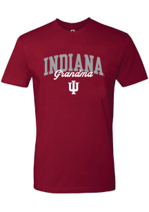 Summit Sportswear Indiana Hoosiers Womens Crimson Grandma Short Sleeve T-Shirt