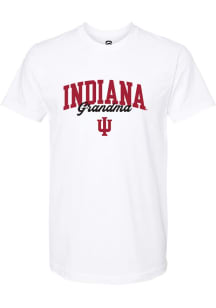 Summit Sportswear Indiana Hoosiers Womens White Grandma Short Sleeve T-Shirt