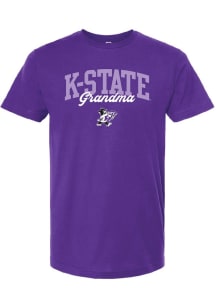 Summit Sportswear K-State Wildcats Womens Purple Grandma Short Sleeve T-Shirt
