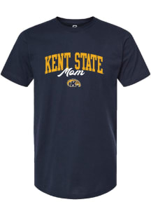 Summit Sportswear Kent State Golden Flashes Womens Navy Blue Mom Short Sleeve T-Shirt
