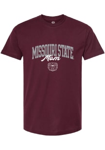 Summit Sportswear Missouri State Bears Womens Maroon Mom Short Sleeve T-Shirt