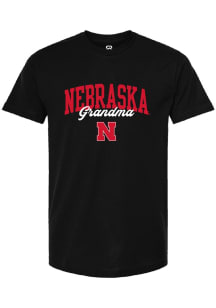 Summit Sportswear Nebraska Cornhuskers Womens Black Grandma Short Sleeve T-Shirt