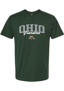 Summit Sportswear Ohio Bobcats Womens Green Grandma Short Sleeve T-Shirt