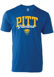 Summit Sportswear Pitt Panthers Womens Blue Grandma Short Sleeve T-Shirt