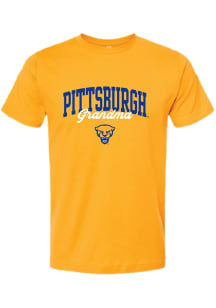Summit Sportswear Pitt Panthers Womens Gold Grandma Short Sleeve T-Shirt