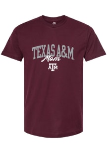 Summit Sportswear Texas A&M Aggies Womens Maroon Mom Short Sleeve T-Shirt