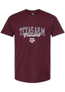 Summit Sportswear Texas A&M Aggies Womens Maroon Grandma Short Sleeve T-Shirt