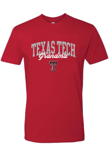 Summit Sportswear Texas Tech Red Raiders Womens Red Grandma Short Sleeve T-Shirt