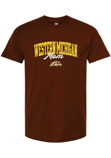 Summit Sportswear Western Michigan Broncos Womens Brown Mom Short Sleeve T-Shirt