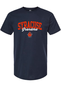 Summit Sportswear Syracuse Orange Womens Navy Blue Grandma Short Sleeve T-Shirt