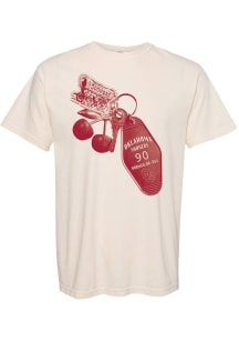 Summit Sportswear Oklahoma Sooners Womens Ivory Hotel Key Short Sleeve T-Shirt