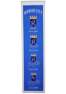 Kansas City Royals 8x32 Heritage Banner - Blue