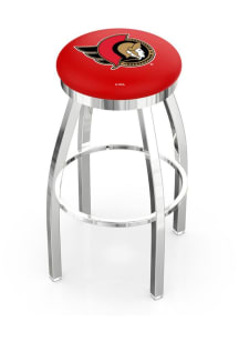 Ottawa Senators Chrome Pub Stool - Silver