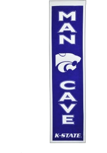 K-State Wildcats 8x32 Man Cave Banner - Purple