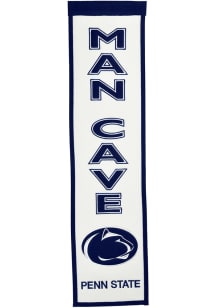 Penn State Nittany Lions 8x32 Man Cave Banner - Grey