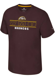 Colosseum Western Michigan Broncos Brown Berzatto Short Sleeve T Shirt