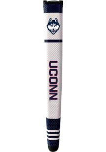 UConn Huskies White Grip Stripe Putter Cover