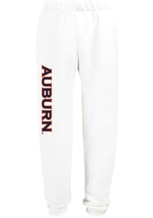 Hype and Vice Auburn Tigers Womens Classic White Sweatpants