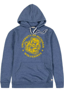 Homefield Michigan Wolverines Mens Blue Vintage Sailor Bear Fashion Hood