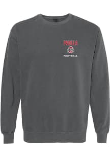 Josh Padilla  Rally Ohio State Buckeyes Mens Black Football NIL Embroidered Long Sleeve Crew Sweat..