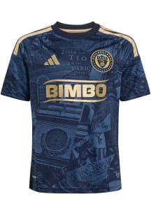 Adidas Philadelphia Union Youth Navy Blue Home Replica 26/27 Soccer Jersey