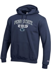 Champion Penn State Nittany Lions Mens Navy Blue Pill Box Grandma Powerblend Long Sleeve Hoodie